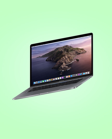 Space Gray MacBook Pro Mockup