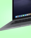 Space Gray MacBook Pro Mockup