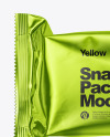 Metallic Snack Package Mockup