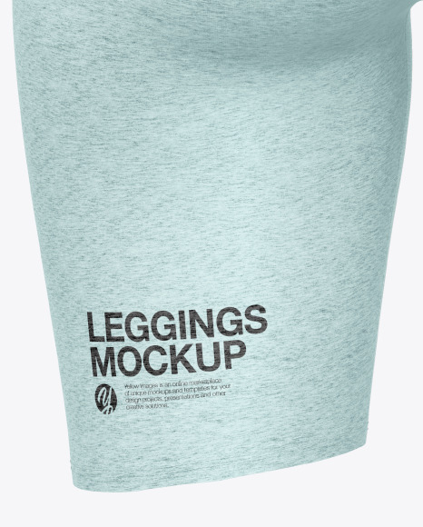 Melange Women&#039;s Leggings Mockup