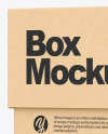 Kraft Box Mockup