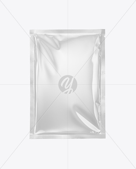 Glossy Sachet Mockup