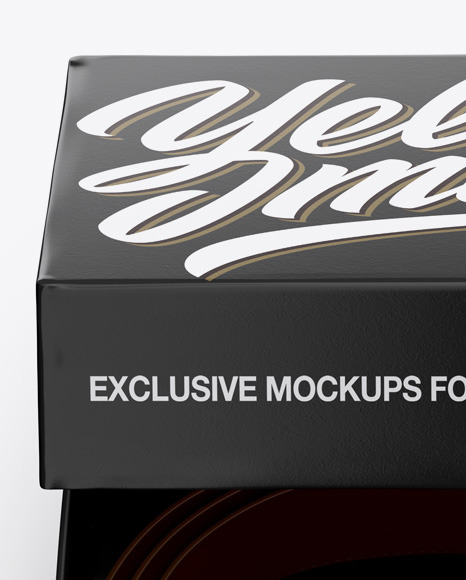 Glossy Belt Box Mockup