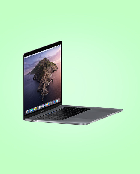 Space Gray MacBook Pro Mockup