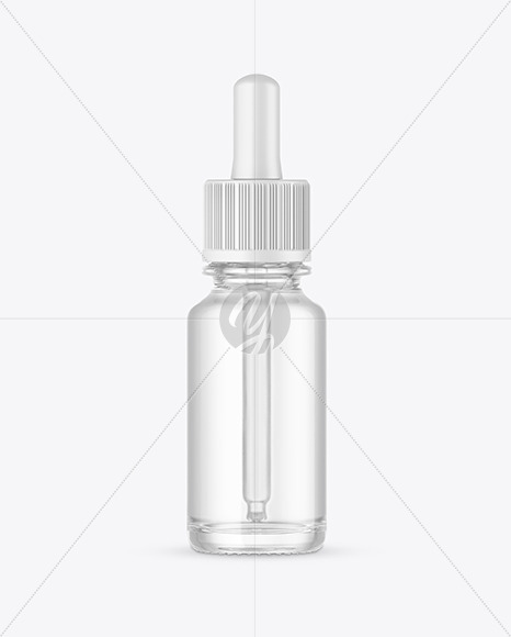 Clear Dropper Bottle Mockup