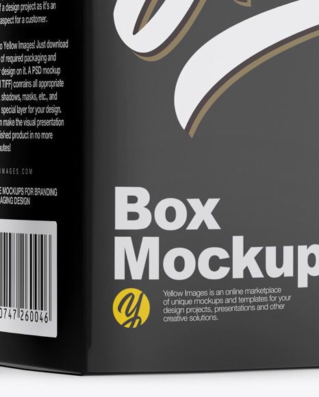 Frosted Dropper Bottle w/ Box Mockup