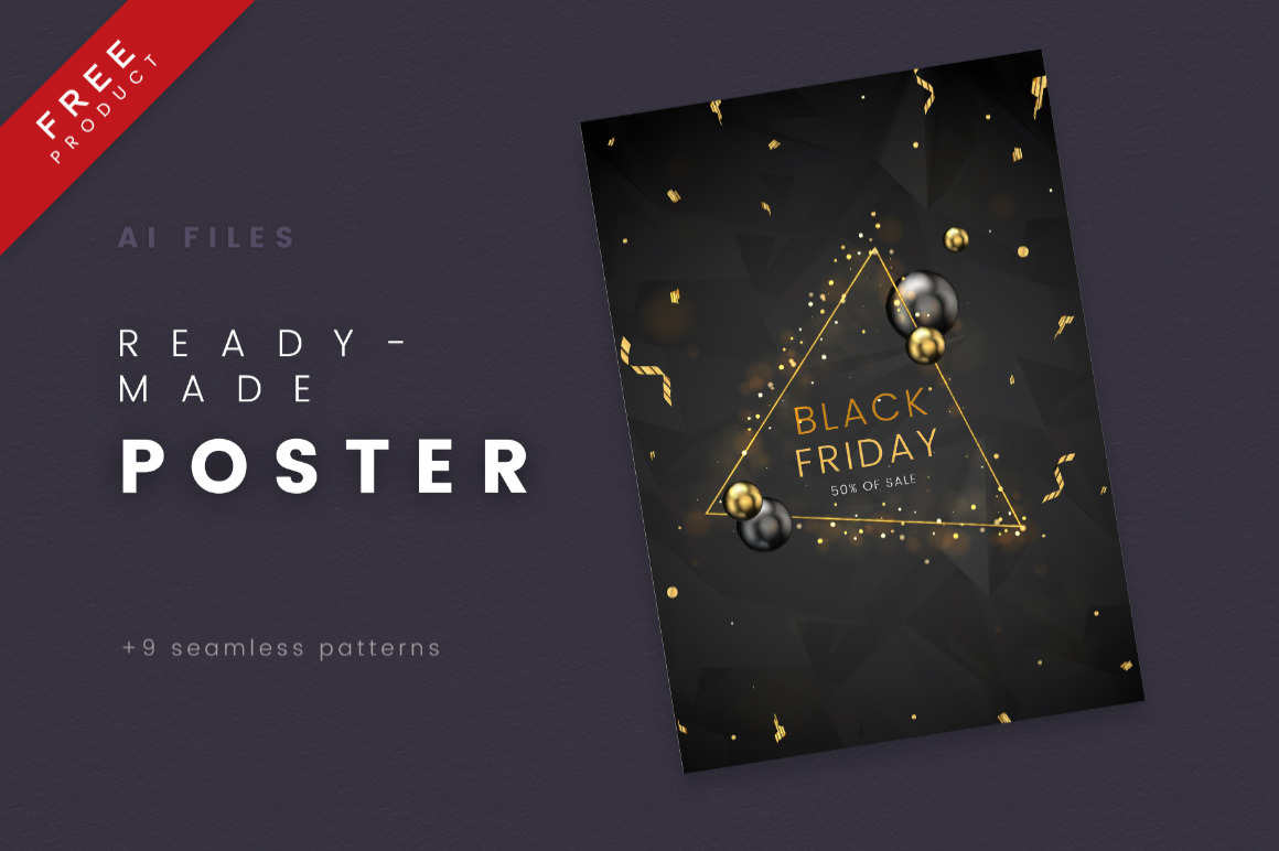 Black Friday / Vector Graphic Poster Free