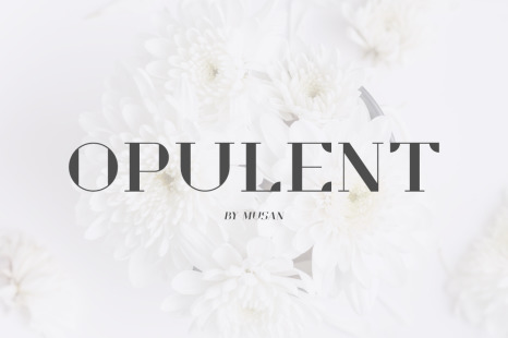 Opulent - Classy Modern Serif Font Display - Fashion font