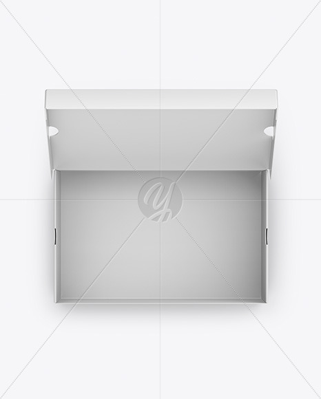 Opened Paper Box Mockup