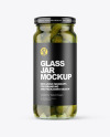 Pickled Cucumbers Jar Mockup