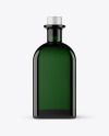 Dark Glass Bottle Mockup