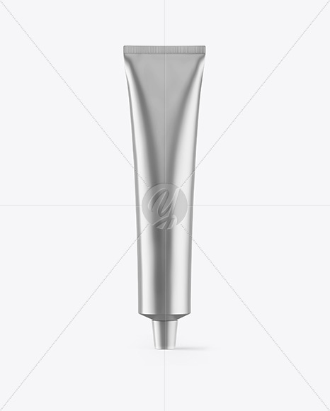 Metallic Cosmetic Tube Mockup