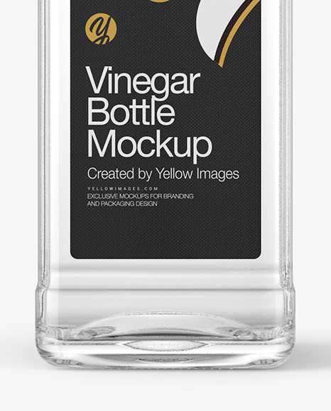 Vinegar Bottle Mockup