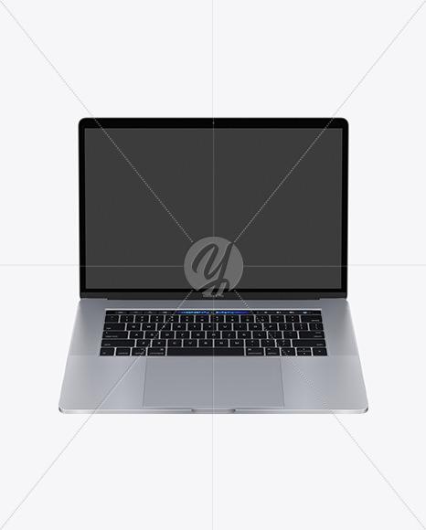 Silver Macbook Pro Mockup