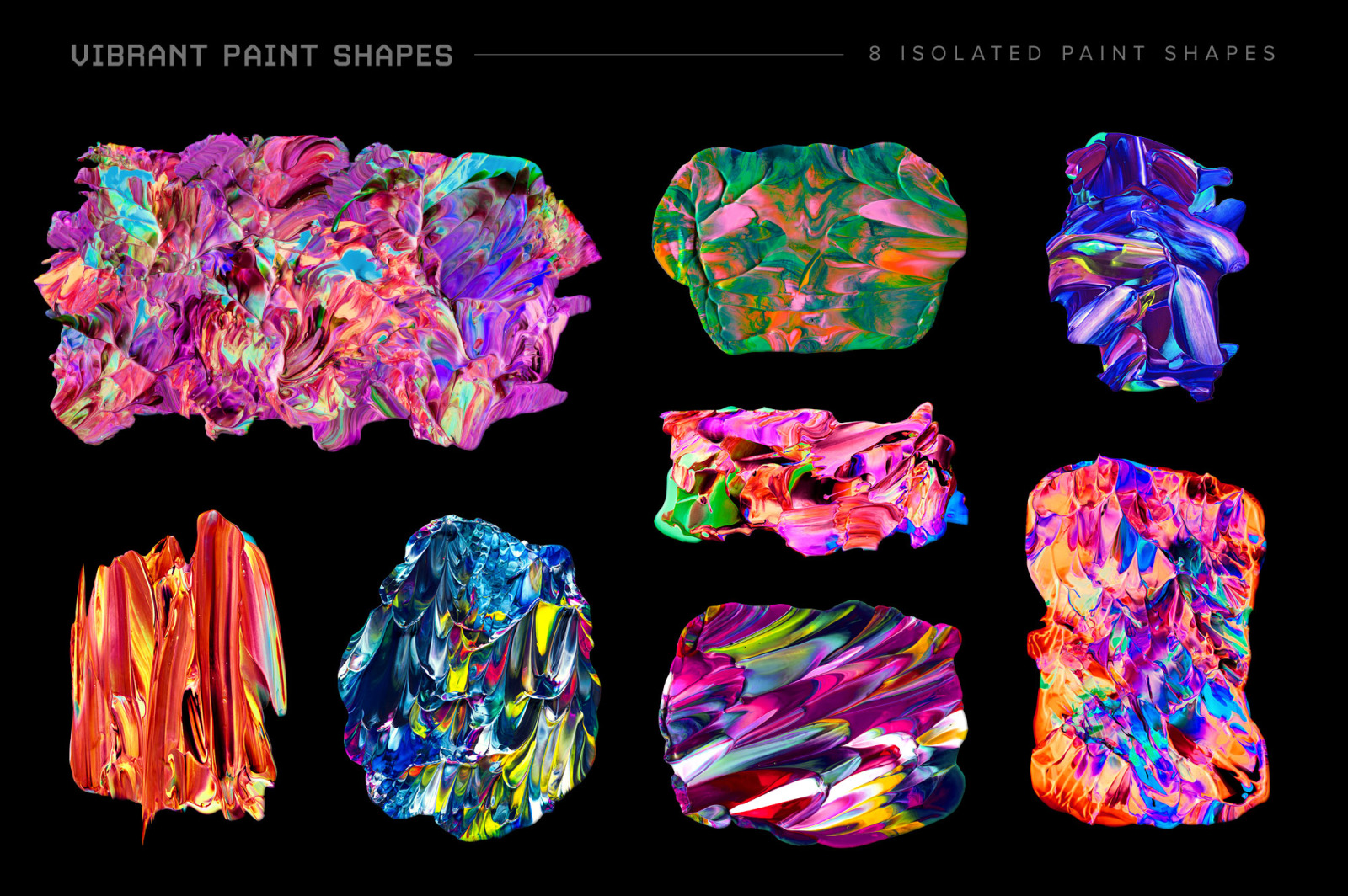 Vibrant Paint Shapes Vibrant Paint Shapes