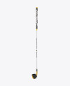 Golf Iron With Impact Improver Mockup - Halfside View Golf Iron With Impact Improver Mockup - Halfside View