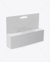 Paper Box Mockup - Halfside View