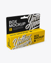 Paper Box Mockup - Halfside View