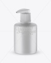 Matte Liquid Soap Bottle with Pump Mockup - Halfside View Matte Liquid Soap Bottle with Pump Mockup - Halfside View