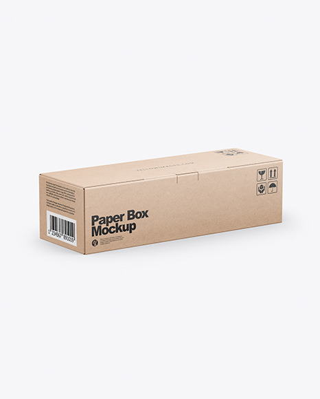 Kraft Box Mockup - Carton box