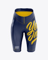 Women’s Cycling Shorts mockup (Front View)