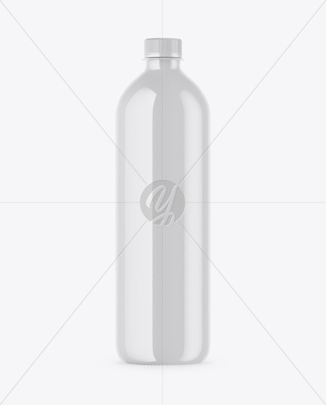 Plastic Glossy Bottle Mockup Plastic Glossy Bottle Mockup