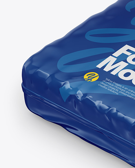 Glossy Food Bag Mockup