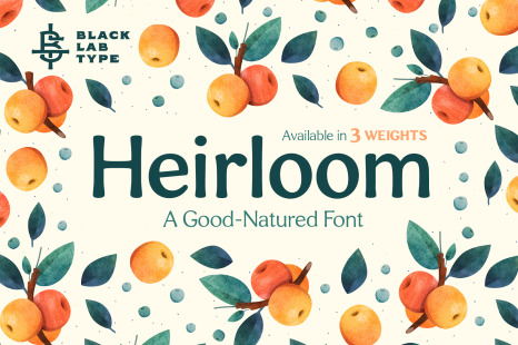 Heirloom: A Good-Natured Font - Adventure logo