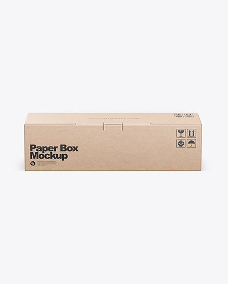 Kraft Box Mockup - Carton box