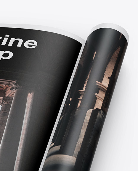 Matte A4 Magazine Mockup