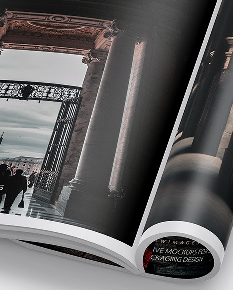 Matte A4 Magazine Mockup