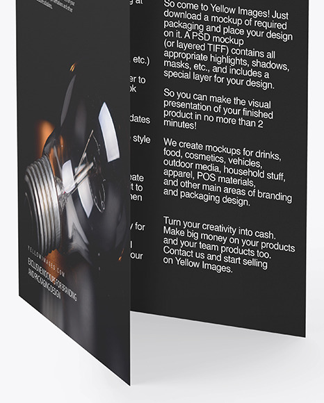 A5 Brochure Mockup