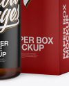 50ml Amber Glass Dropper Bottle W/ Box
