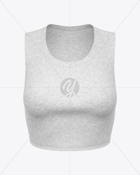 Melange Women's Fitness Top Mockup