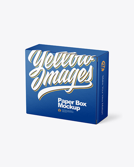 Paper Box Mockup