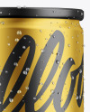 Matte Metallic Can Mockup Matte Metallic Can Mockup