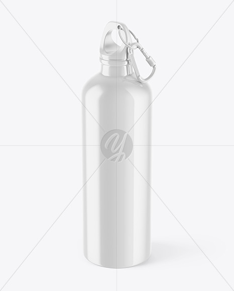 Glossy Bottle Mockup