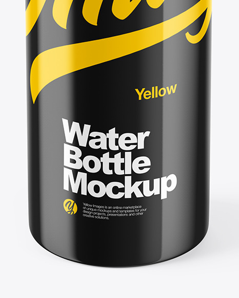 Glossy Bottle Mockup