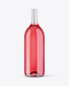 1.5L Rose Wine Bottle Mockup