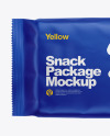 Matte Snack Package Mockup