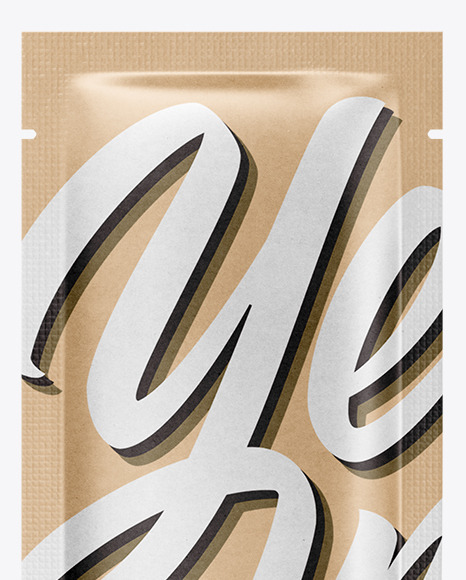 Kraft Sachet Mockup