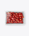 Plastic Tray with Tomatoes Mockup