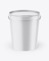 Matte Bucket Mockup