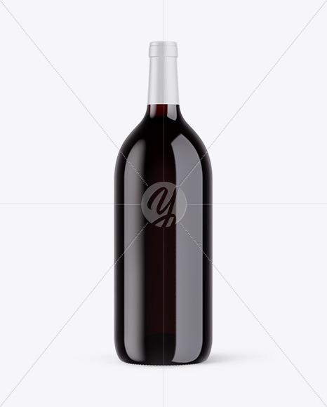 1.5L Red Wine Bottle Mockup