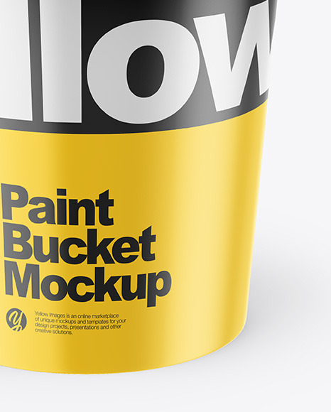 Glossy Bucket Mockup