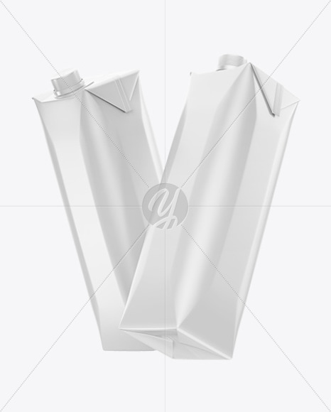 Two Carton Packages Mockup