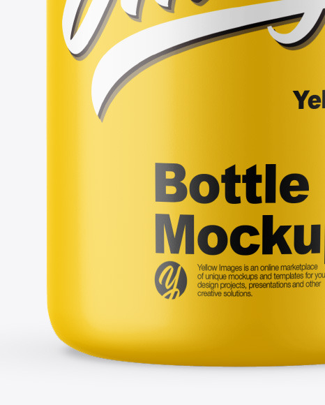 Matte Bottle Mockup