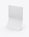 Glossy A4 Paper Mockup