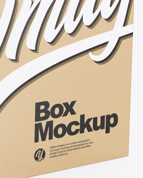 Two Kraft Boxes Mockup