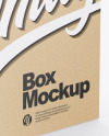 Kraft Box Mockup